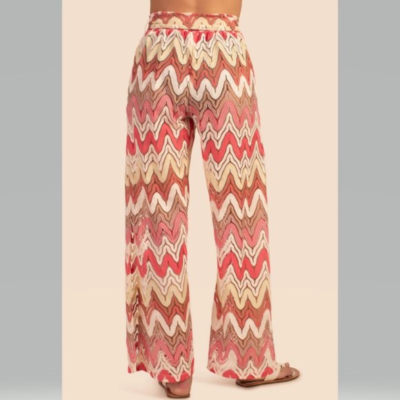 Trina Turk Palasides Cover Up Pants in White Geranium NWT - Picture 3 of 13